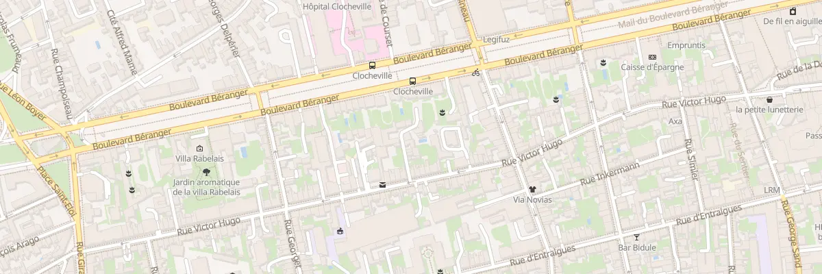 Plan du 119B Rue Victor Hugo à Tours