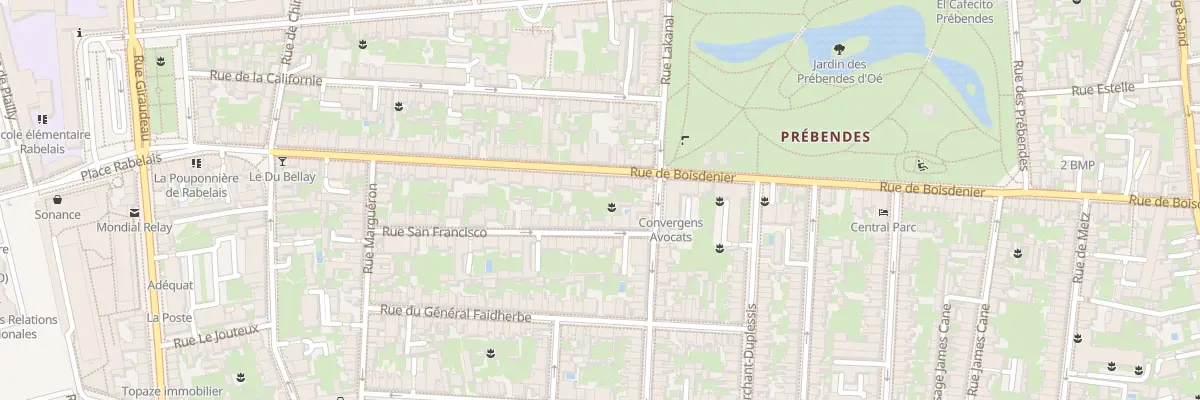 Plan du 132 Rue de Boisdenier à Tours