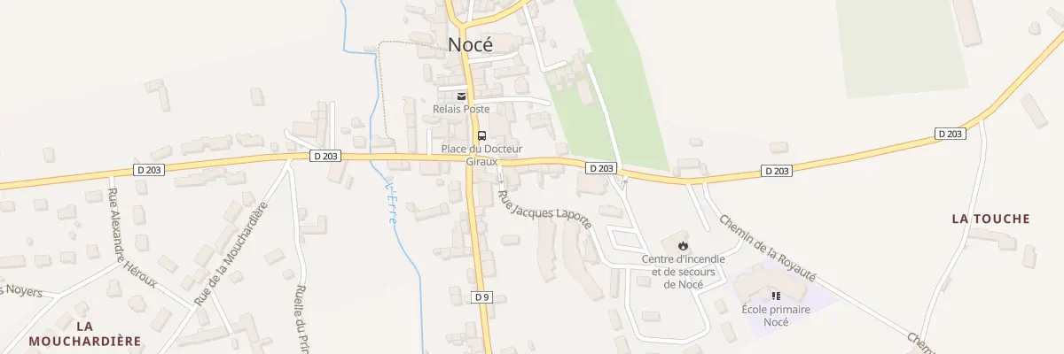 Plan du 12 Rue Modeste Romet à Perche en Nocé