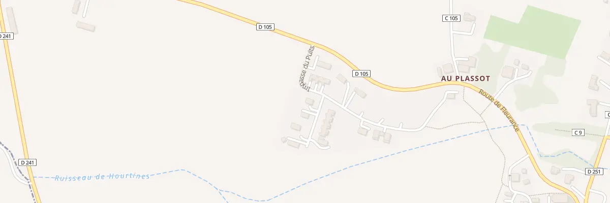 Plan du 137 Imp du Ruisseau à Céran