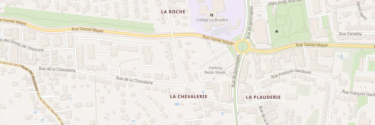 Plan du 7 Rue Delaroche à Tours