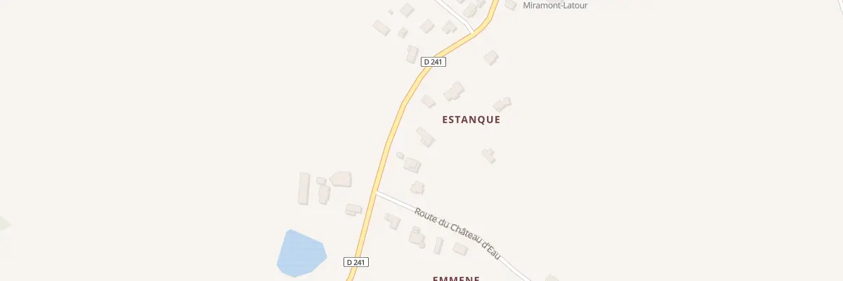 Plan du 5076 Estangue à Miramont-Latour