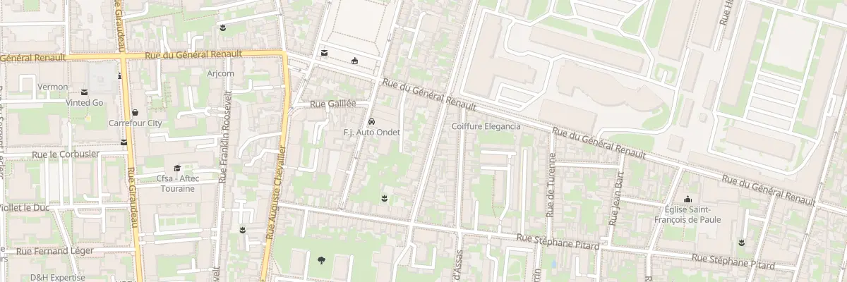 Plan du 101 Bd Marchant Duplessis à Tours