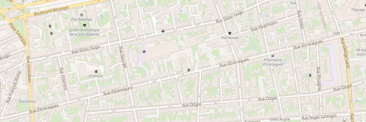 Plan du 109 Rue d’Entraigues à Tours