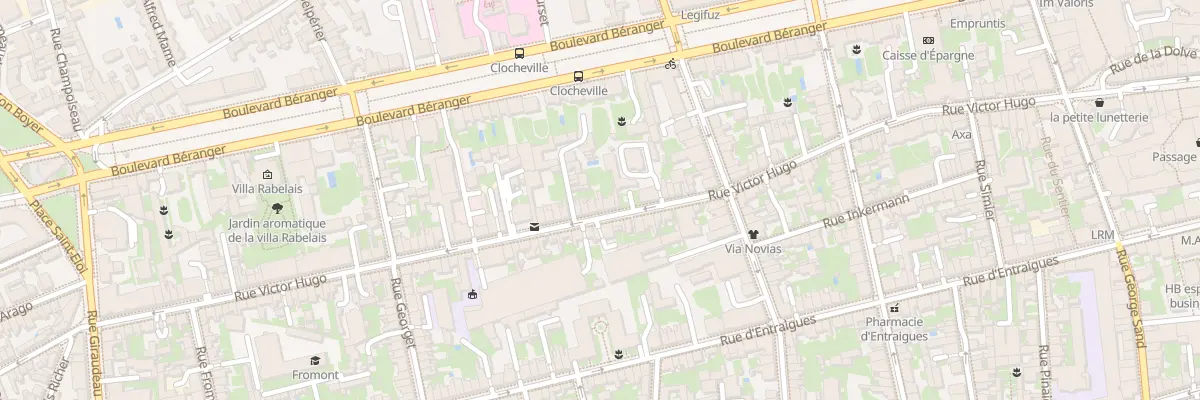 Plan du 113 Rue Victor Hugo à Tours