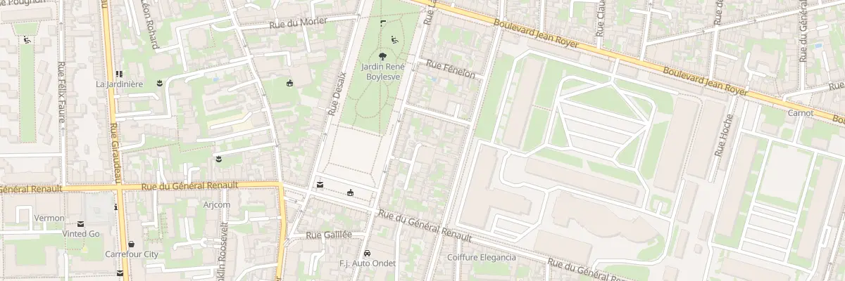 Plan du 12 Imp Marie-Antoinette à Tours