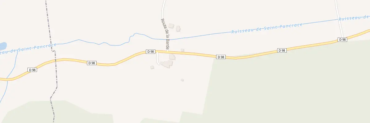 Plan de Laroche à Quinsac
