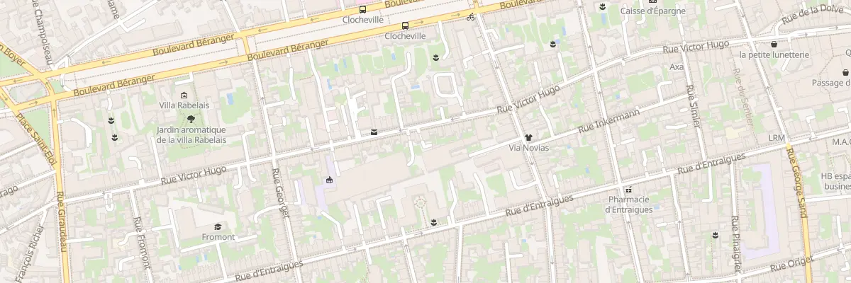 Plan du 106 Rue Victor Hugo à Tours