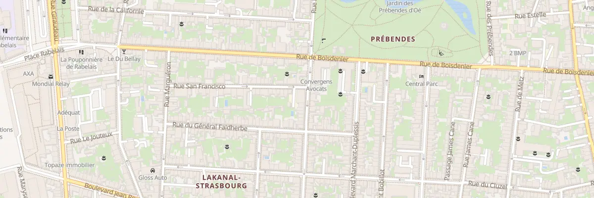 Plan du 59 Rue Lakanal à Tours
