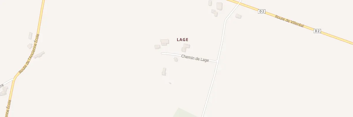 Plan du 45 Lage Haute à Bournel