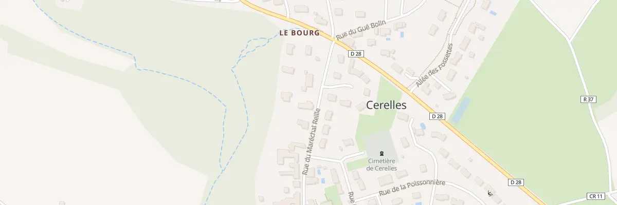 Plan du 20 Rue du Maréchal Reille à Cerelles