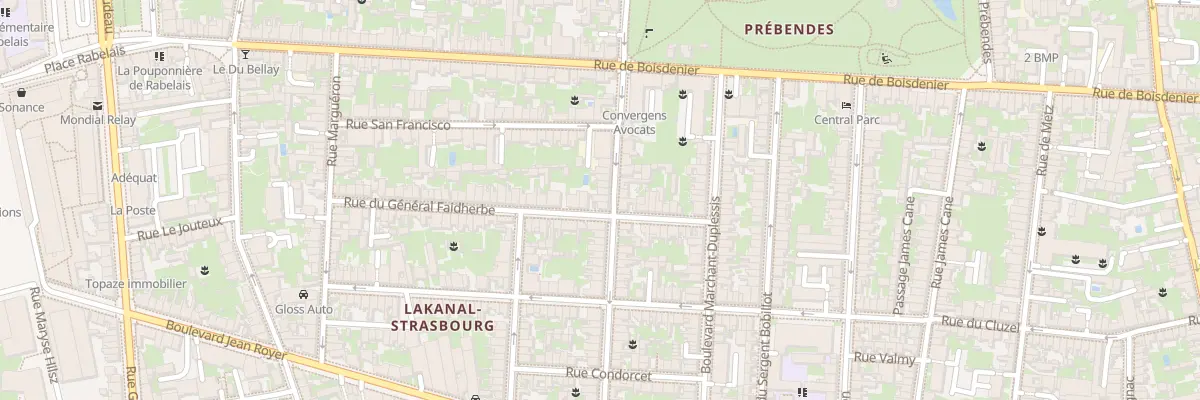 Plan du 73 Rue Lakanal à Tours