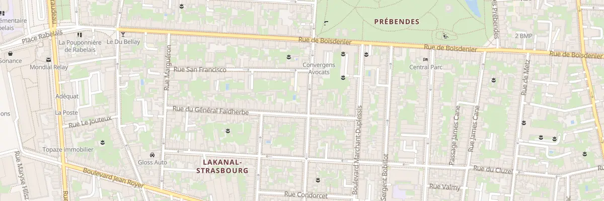 Plan du 69 Rue Lakanal à Tours