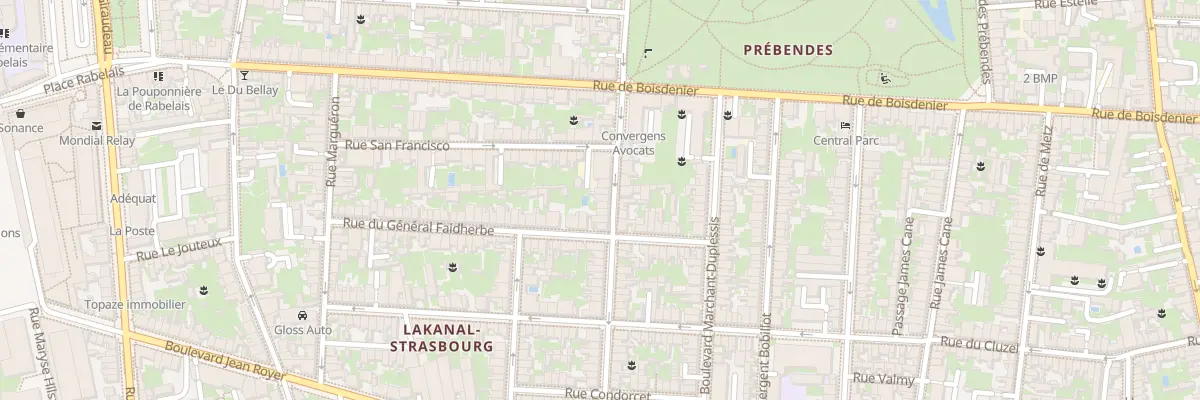 Plan du 67 Rue Lakanal à Tours