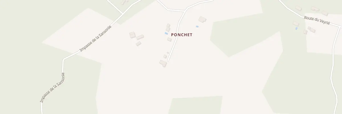 Plan du 55A Ponchet à Monsac