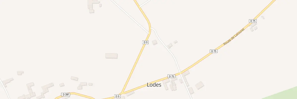 Plan du 108 Garot à Lodes