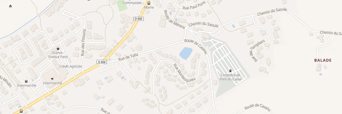 Plan du 7 Rue Montesquieu à Pont-du-Casse