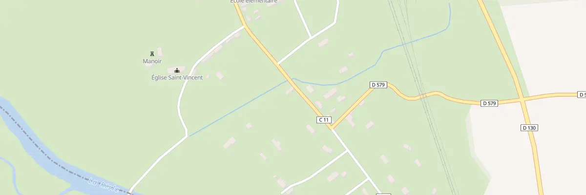 Plan du 54 Rue Saint Vincent à Glos-sur-Risle