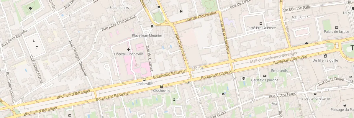 Plan du 15 Rue Chanoineau à Tours