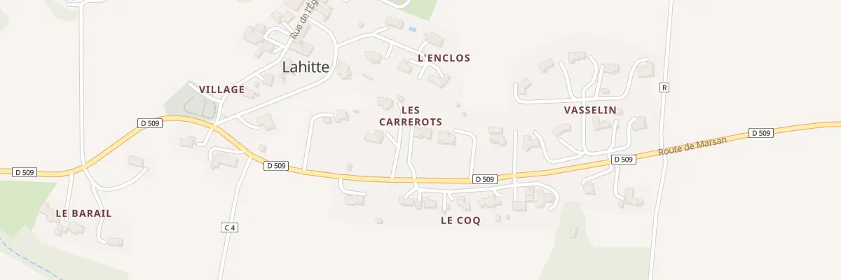 Plan du 5179F Aux Carrerots à Lahitte