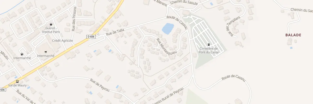Plan du 24 Rue Montesquieu à Pont-du-Casse