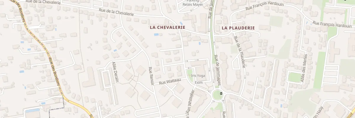 Plan du 42 Rue de la Chevalerie à Tours