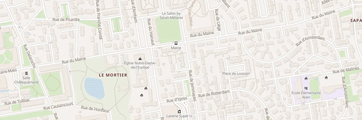 Plan du 3 Rue de Jemmapes à Tours