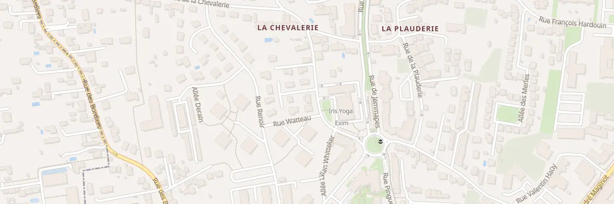 Plan du 40 Rue de la Chevalerie à Tours