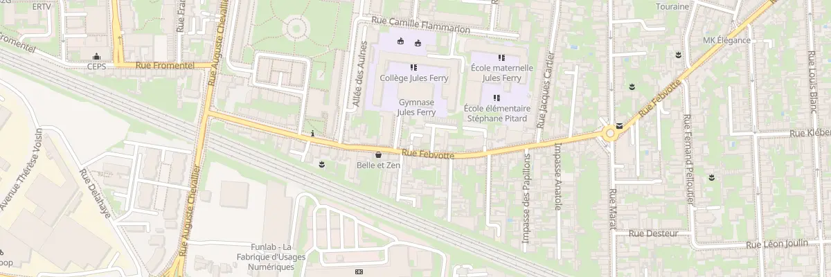 Plan du 207 Rue Febvotte à Tours