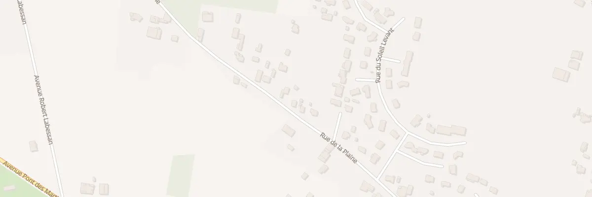 Plan du 88 Rue de la Plaine à Bias