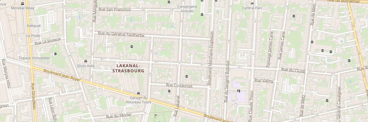 Plan du 173 Rue du Cluzel à Tours