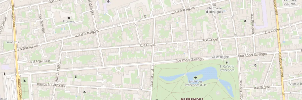 Plan du 108 Rue Origet à Tours