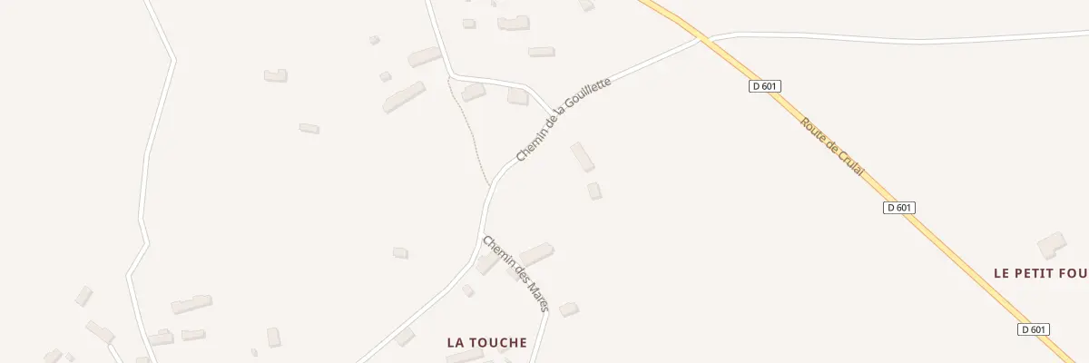 Plan du 163 Che de la Gouillette à Irai