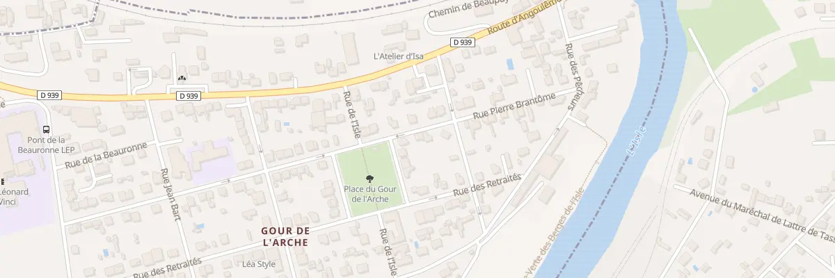 Plan du 29 Rue Pierre Brantôme à Périgueux