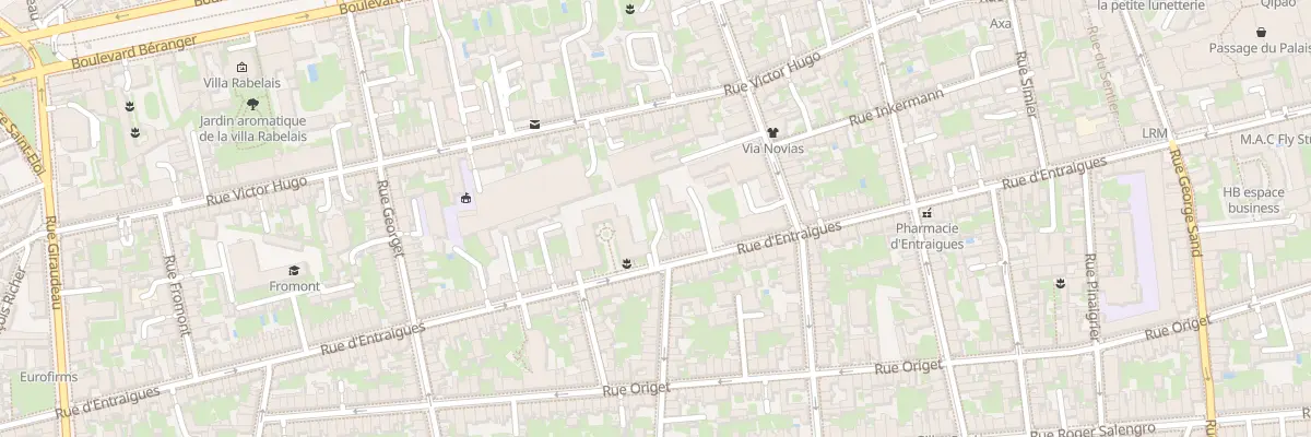 Plan du 103 Rue d’Entraigues à Tours