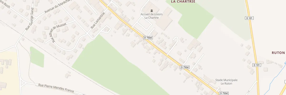 Plan du 48 Rue Francois Mitterrand à Descartes