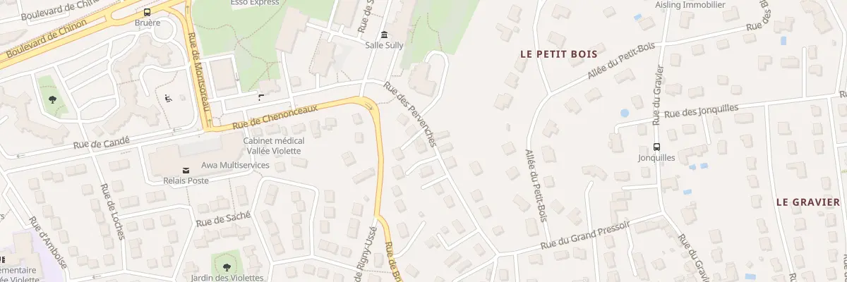 Plan du 18 Rue des Pervenches à Joué-lès-Tours