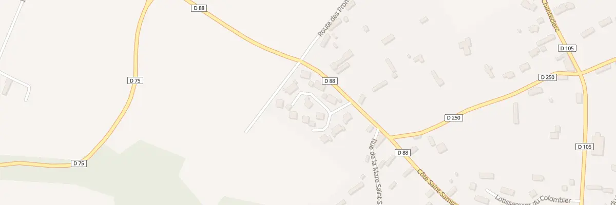 Plan du 6 Cote Saint Samson à Bosville
