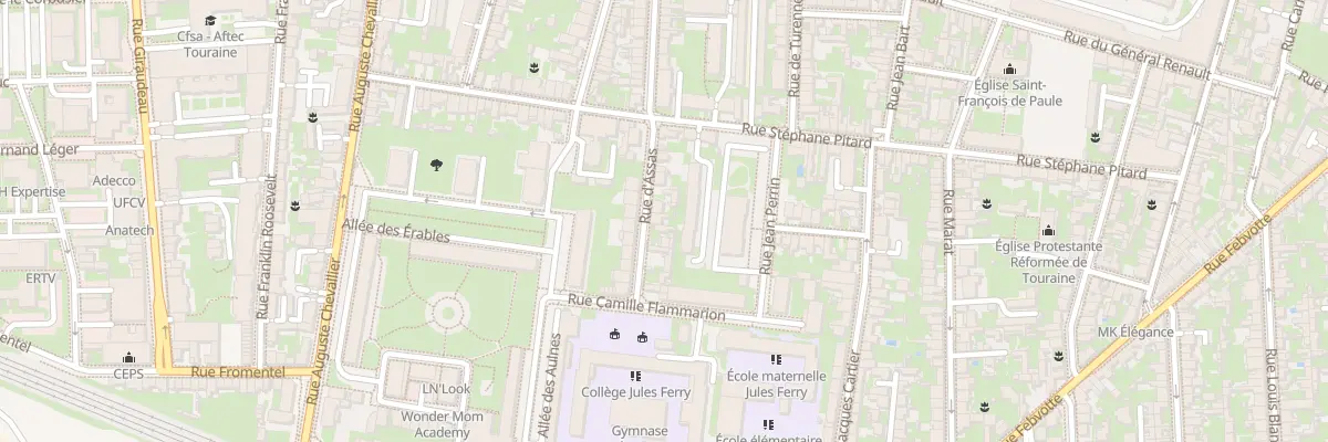Plan du 48 Rue d’Assas à Tours