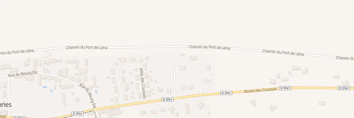 Plan du 10 Les Coustals à Varennes