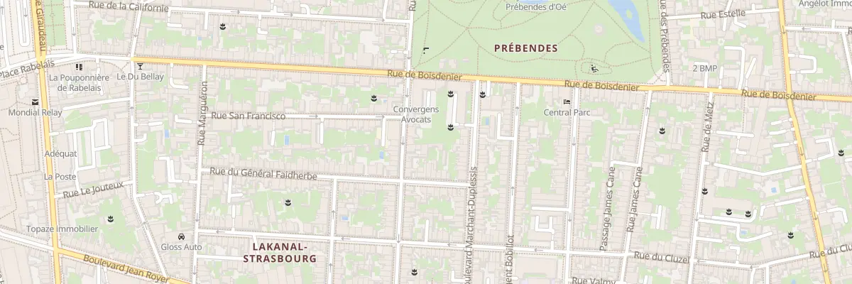 Plan du 34B Rue Lakanal à Tours