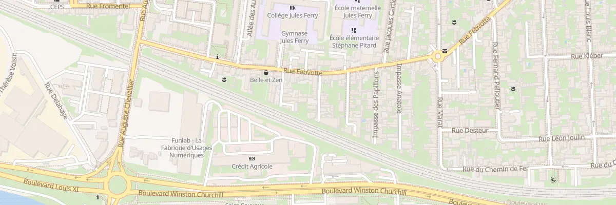Plan du 7 Imp Gallieni à Tours