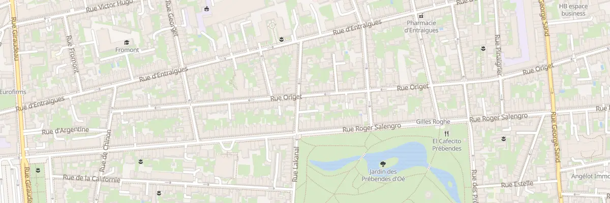 Plan du 106 Rue Origet à Tours