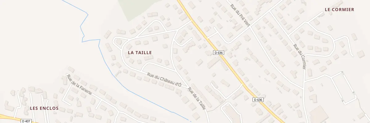 Plan du 43 Rue de la Taille à Val-au-Perche
