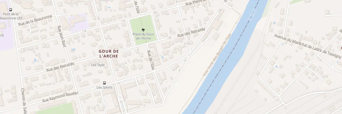 Plan du 10 Rue Raymond Raudier à Périgueux