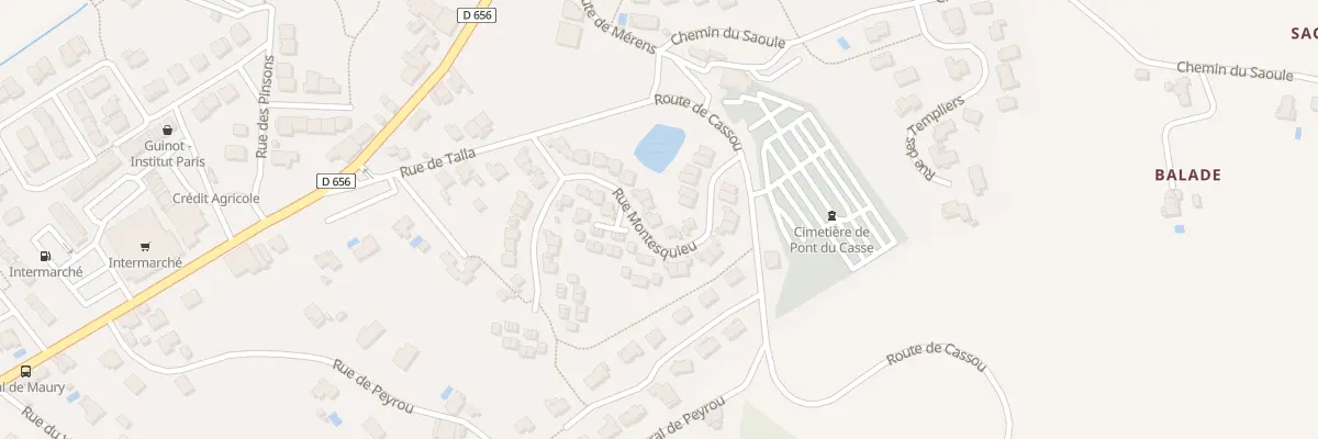 Plan du 17 Rue Montesquieu à Pont-du-Casse