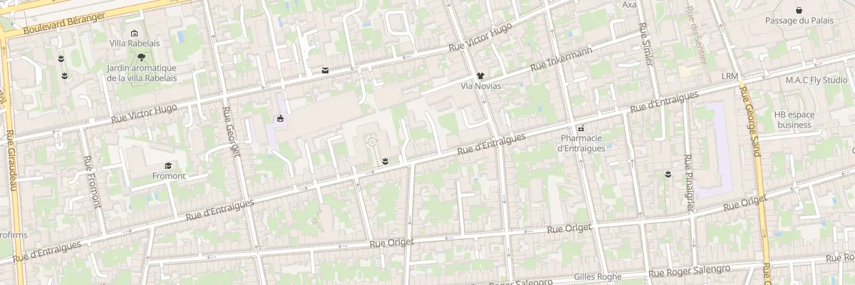 Plan du 97 Rue d’Entraigues à Tours