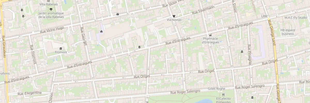 Plan du 104 Rue d’Entraigues à Tours