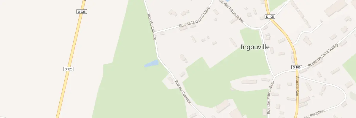 Plan du 6 Rue du Calvaire à Ingouville