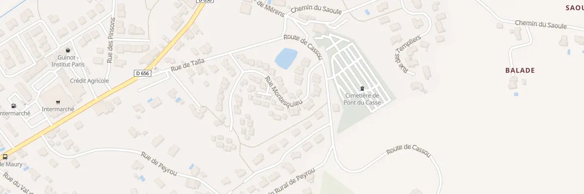 Plan du 19 Rue Montesquieu à Pont-du-Casse